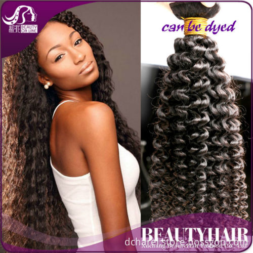 100% Human Hair Products Mongolian Kinky Curly Hair Weave Natural Color Kinky Curly Virgin Hair 8-28 Inches Human Hair Extensions Factory Prices